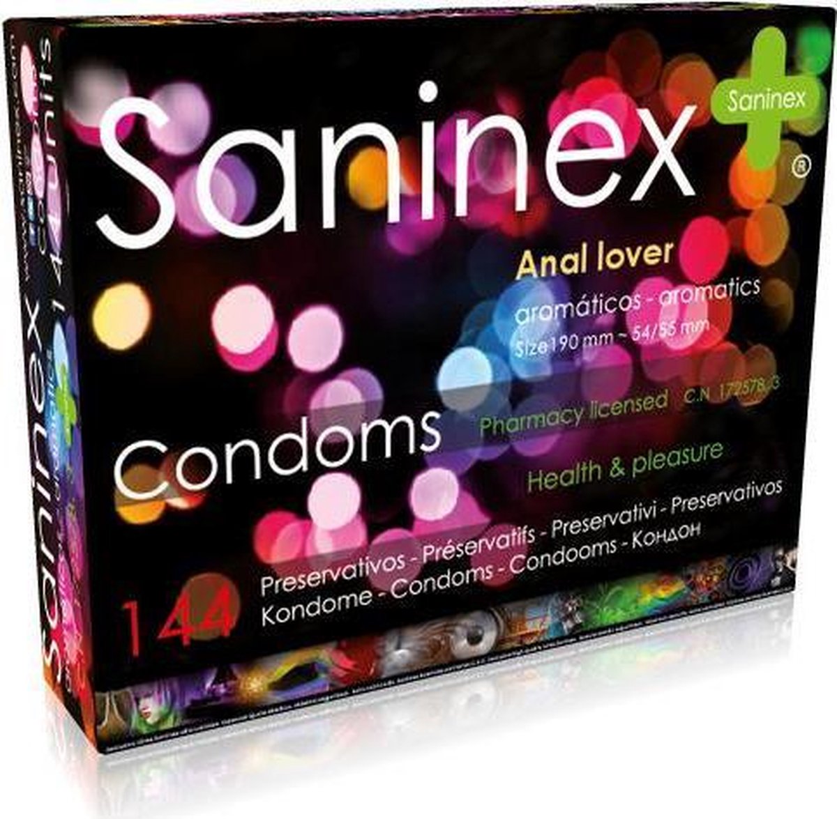 Condoms Anal Lover Box of 144 Exp. Date: 04/2022