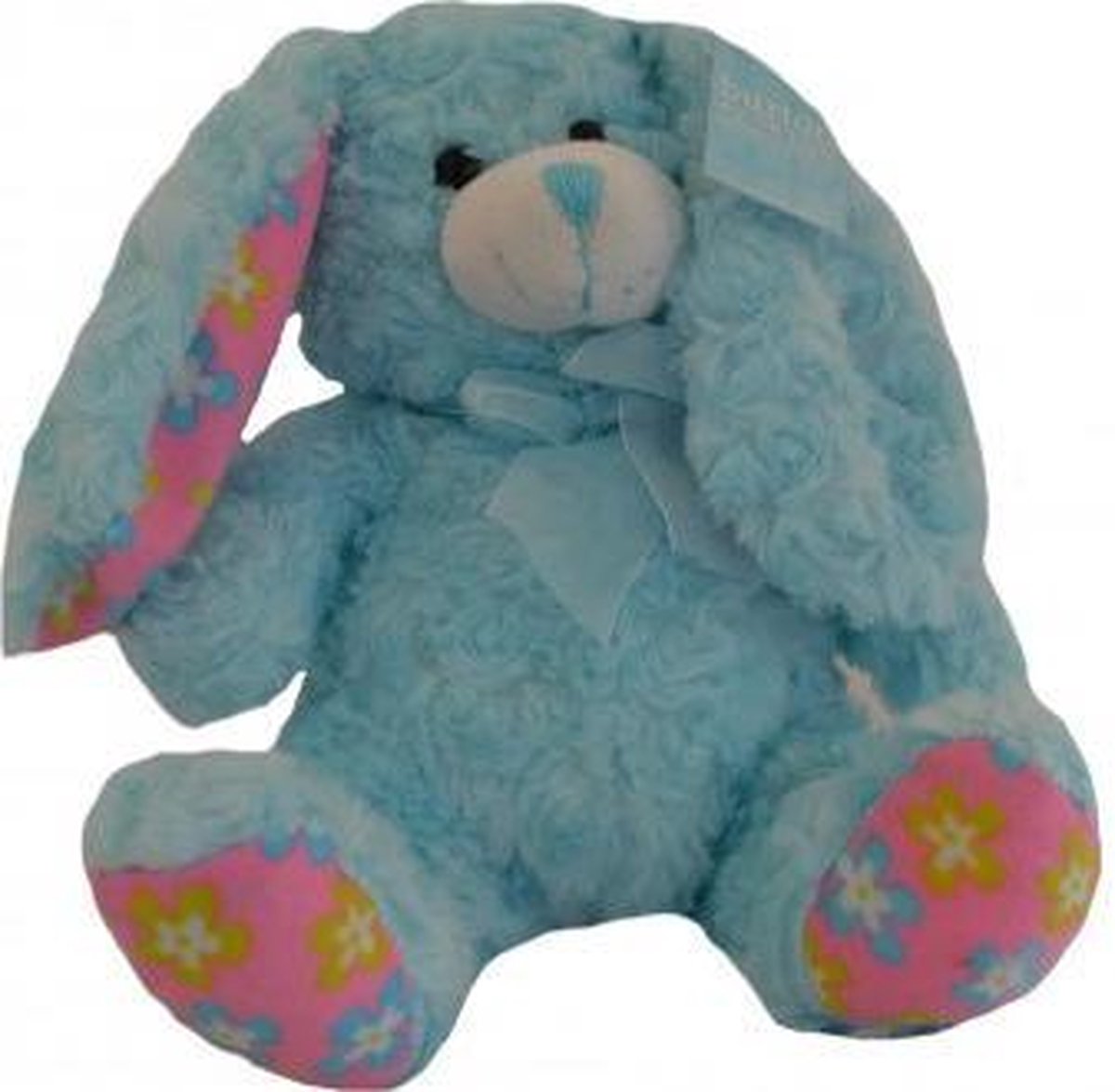 Pluchen blauw konijn +/- 27 cm