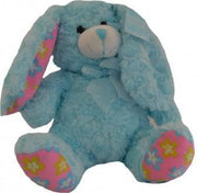 Pluchen blauw konijn +/- 27 cm