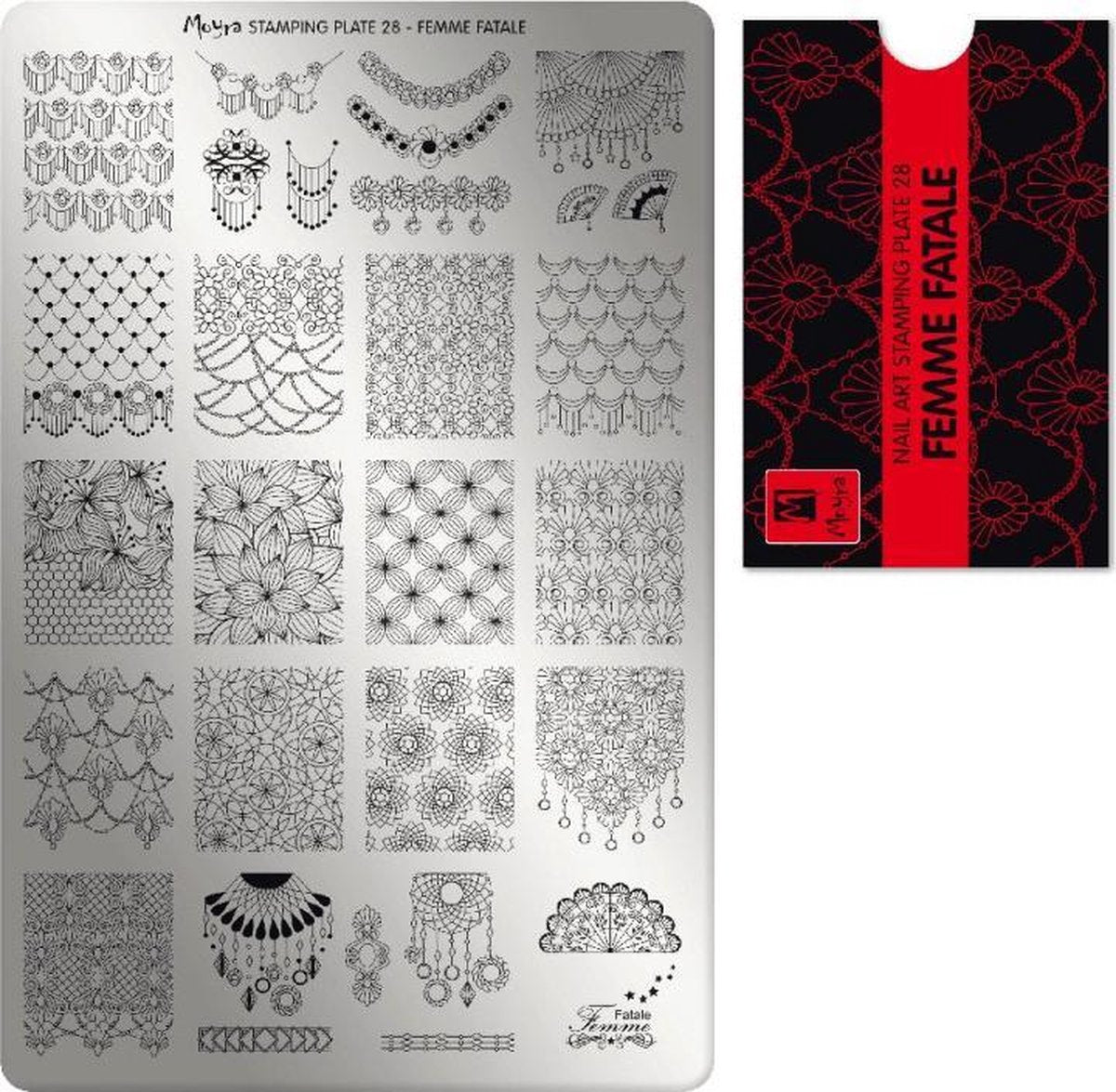 Moyra Stamping Plate 28 Femme Fatale