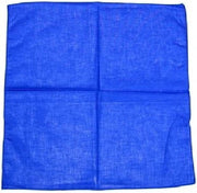 Zac's Alter Ego Bandana Effen royal blauw Mondkapje Blauw