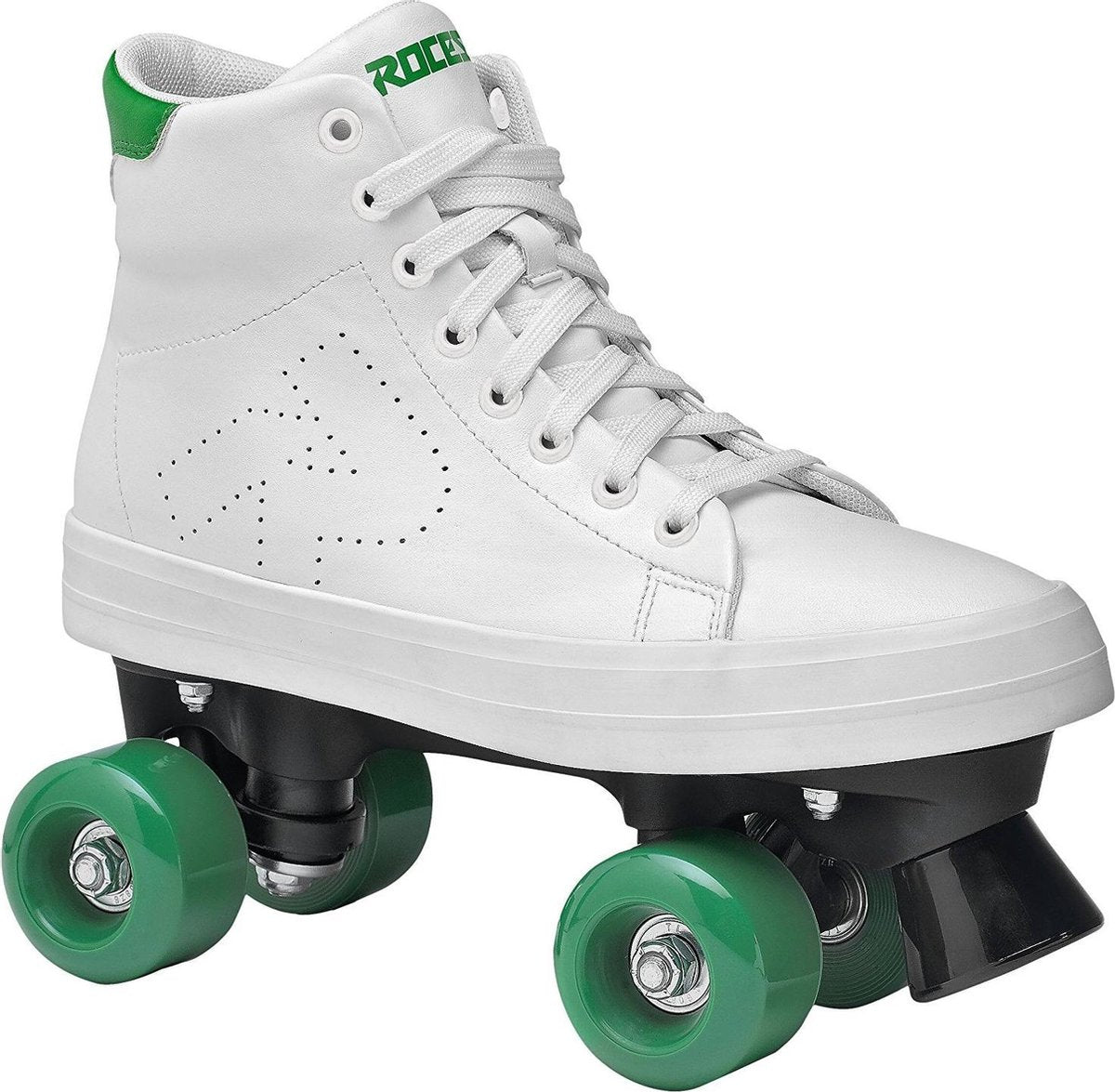 Roces Ace Rolschaatsen Junior Wit/groen Maat 36