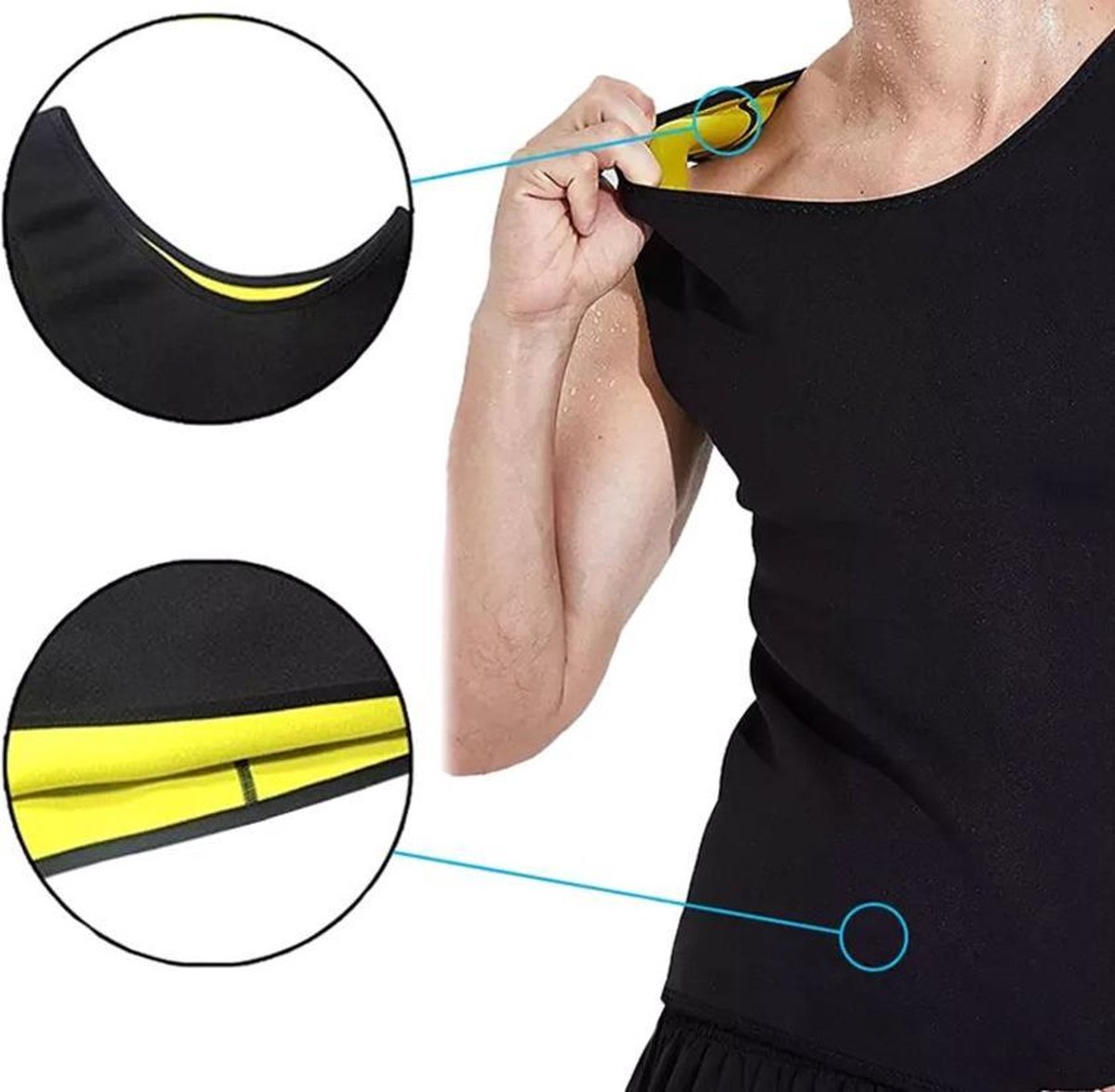 A&K SPORTSHIRT voor HEREN (NEOPREEN - XL)