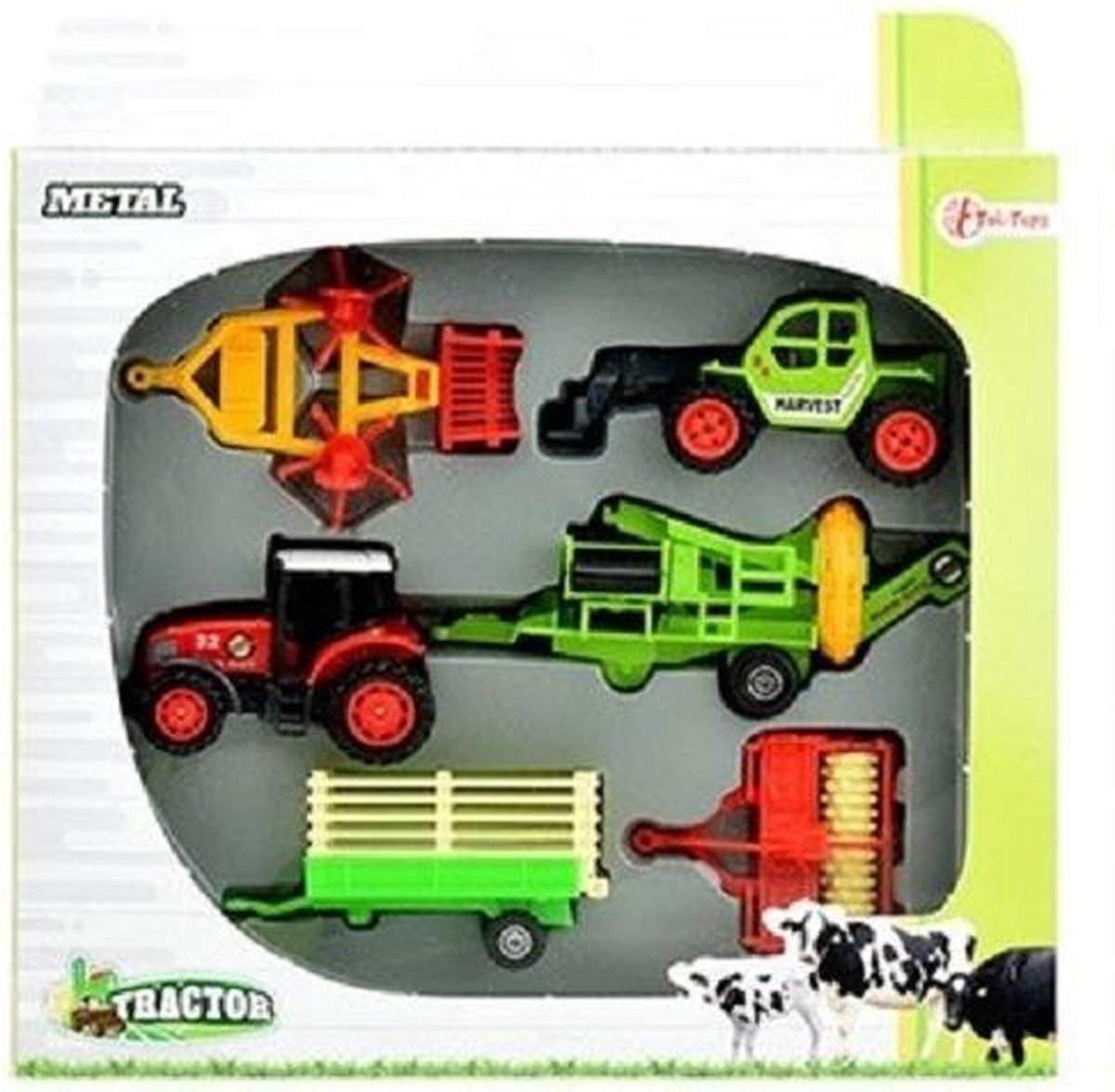 Metal Tractor speelset GROEN