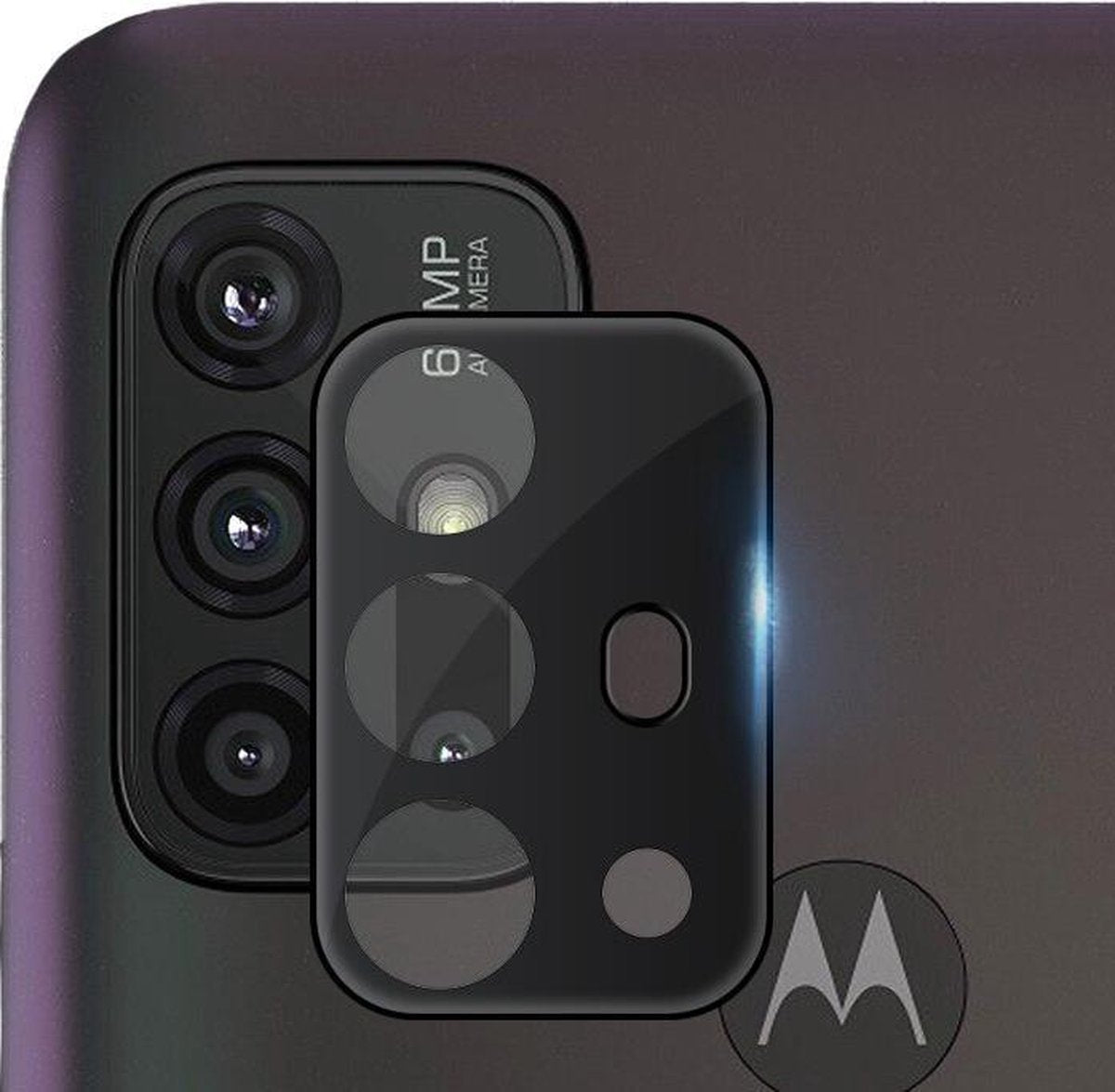 Motorola G30 Screenprotector - Camera Lens Screenprotector - 1x