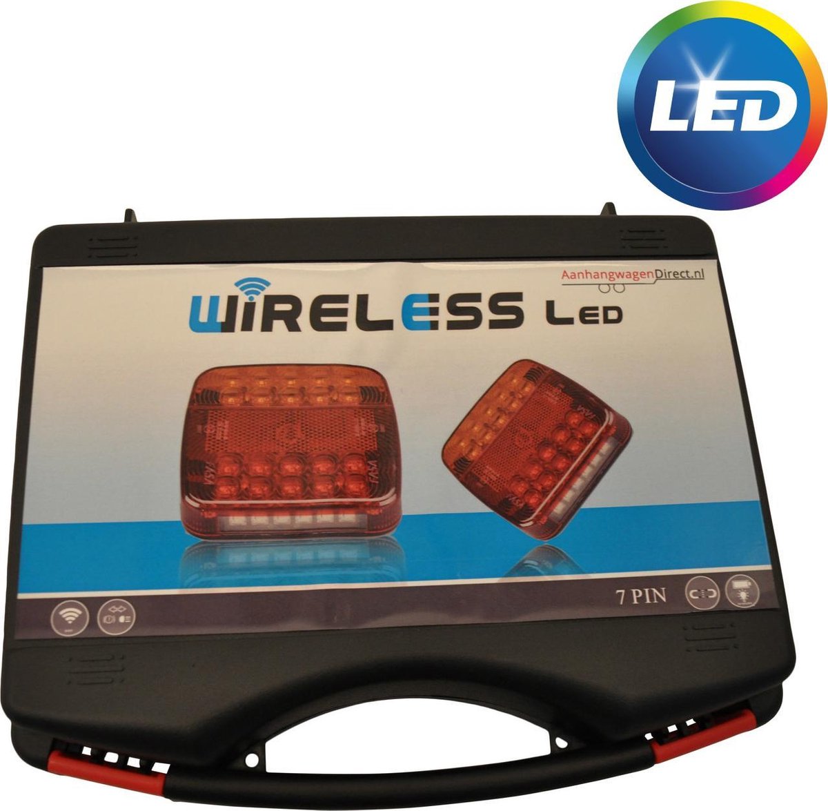 LED verlichtingsset met magneten - draadloos - 7 polig
