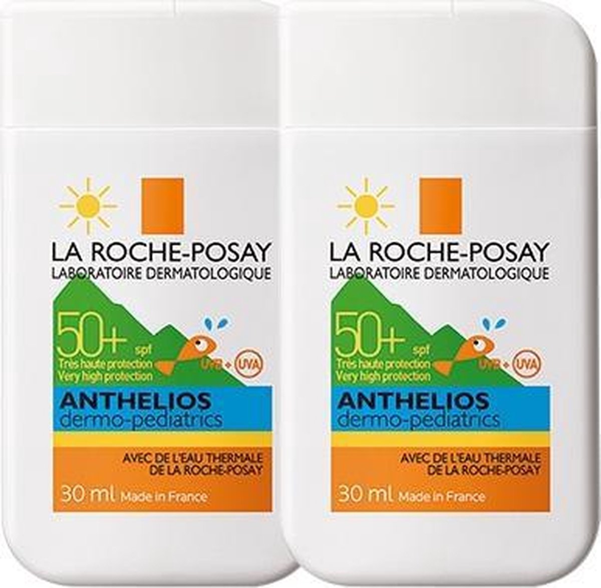 La Roche-Posay Anthelios Zonnebrand Melk Kind SPF50+ - 2x30ML