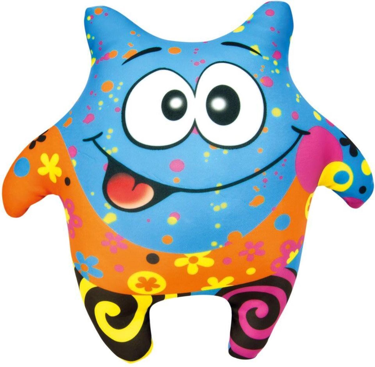 Bino Knuffel Anemoonvis Junior 22 X 11 X 23 Cm Polyester Blauw