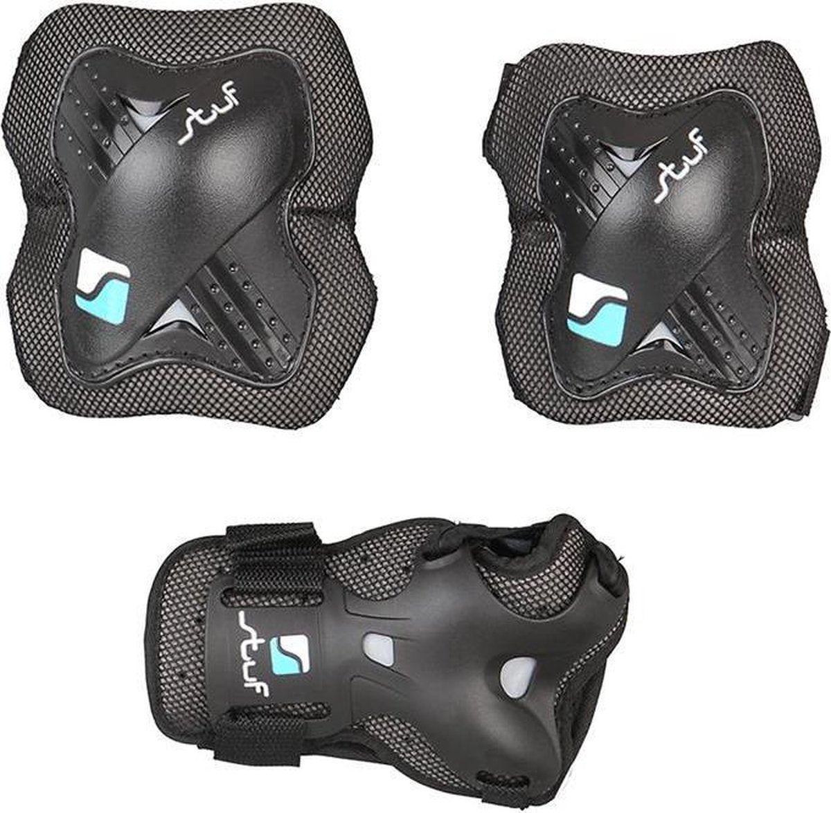Stuf Performance Protectie set SR beschermset zwart