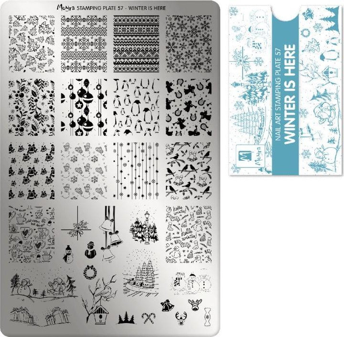 Moyra Stamping Plate 57 Winter is Here