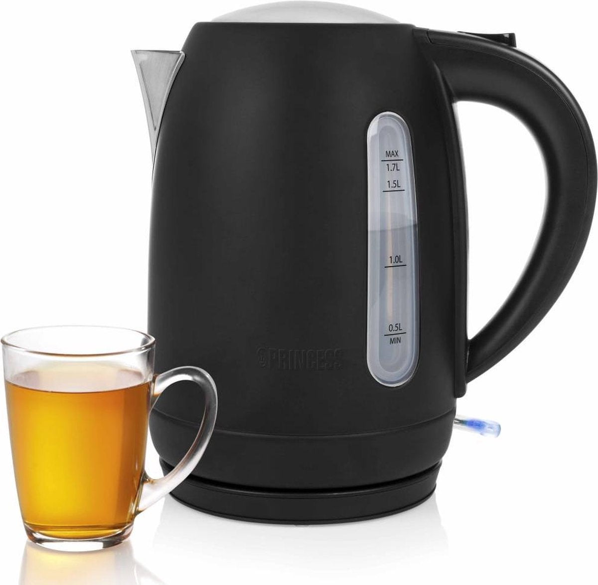 Princess 236032 Black Steel Collectie - Waterkoker - Matzwart