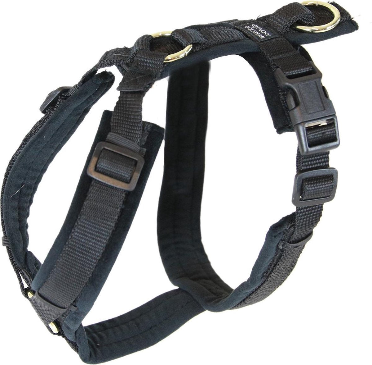 Kentucky Hondentuig Actief Velvet Zwart L 38-58 Cm
