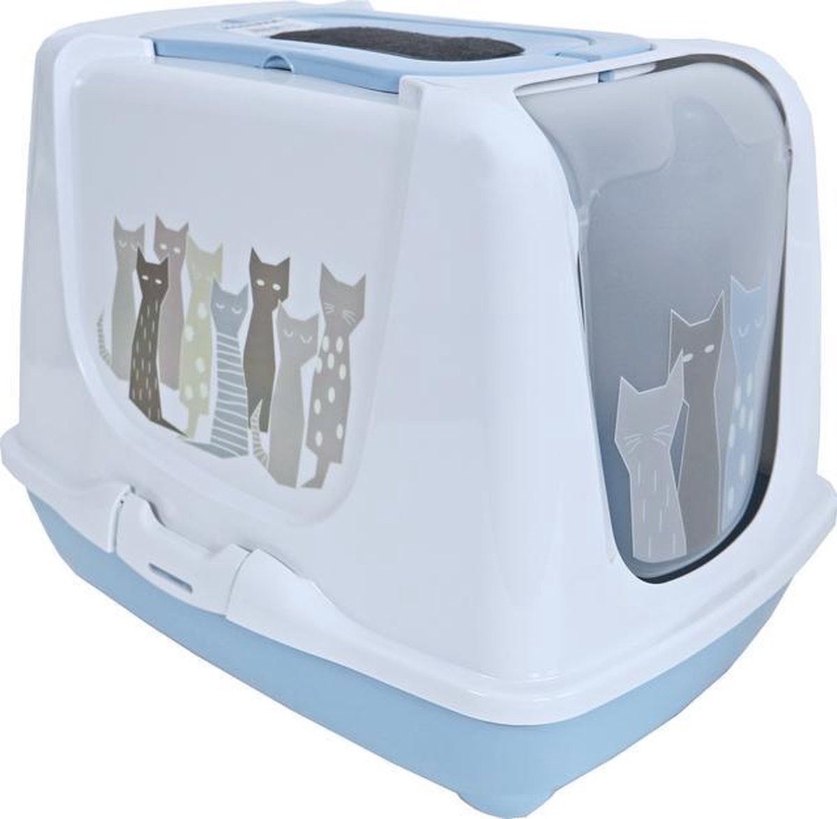 Kattenbak kattentoilet Maasai motief 39