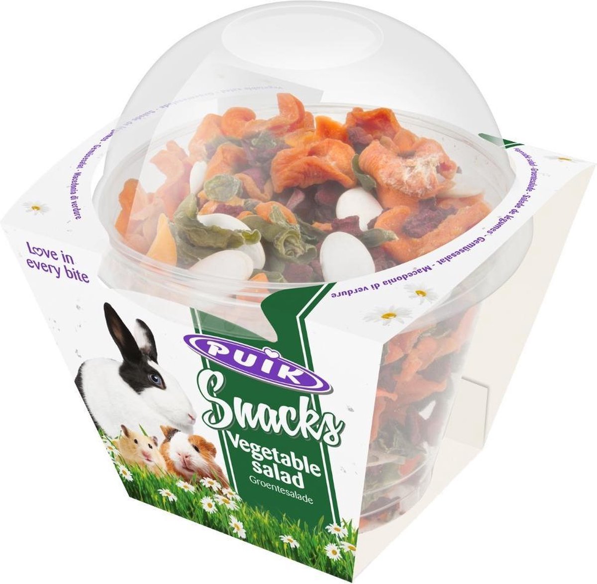 3 stuks! Crunchy groentesalade Puik Snacks