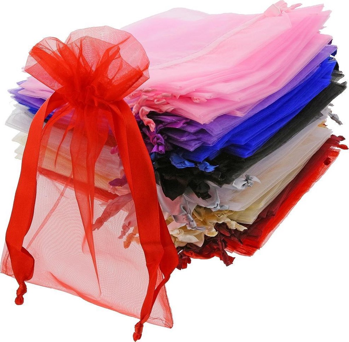 Shingyo 100 stuks organza zakje 20x28cm - Product Kleur: Gemengde kleuren