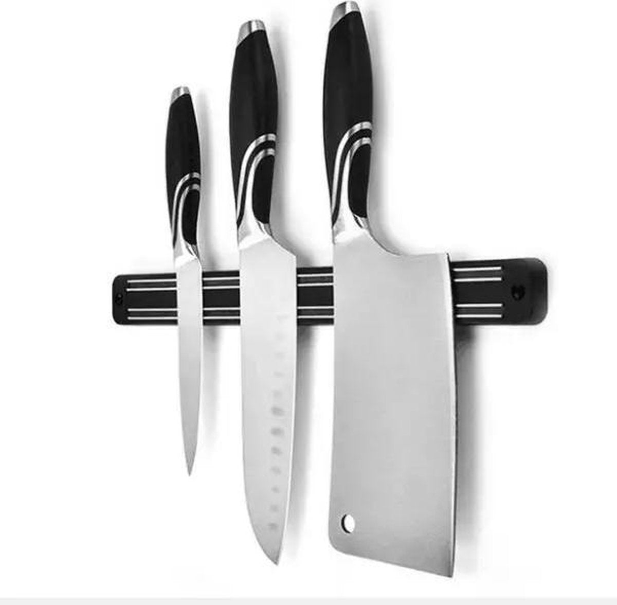 LOUZIR Magnetische Messenhouder - Messenrek - Messenstrip - Messen Ophangen - Magneet messen - Magneetstrip messen - 33 CM