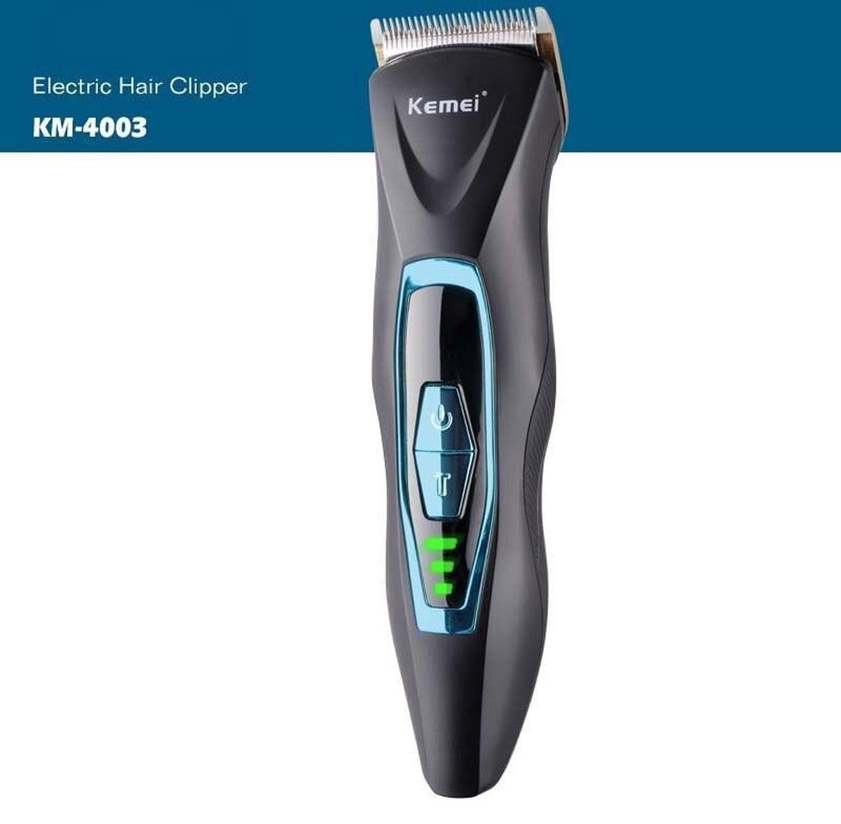 kemei 4001 -  Waterdicht IPX 1 -  Haar & baardtrimmer -  Gratis Oor en Neus trimmer -
