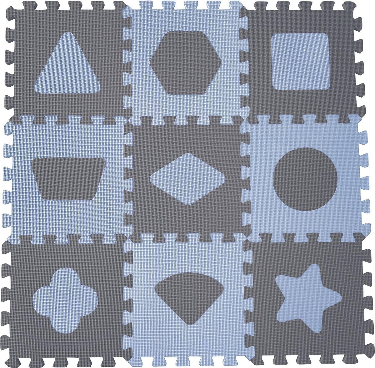 Baby Dan - Playmat Geometric Shapes - Blue