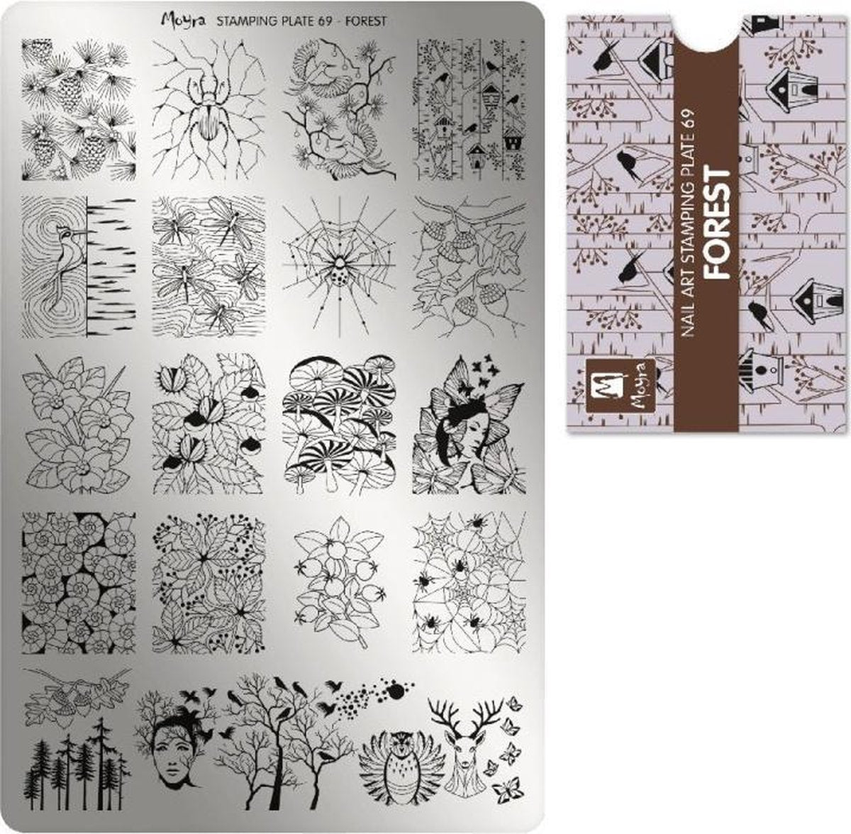 Moyra Stamping Plate 69 Forest