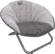 Happy-house Stoel Corduroy Collectie (M) Grijs 72 x 69 x 42 cm
