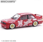 Minichamps BMW M3 #56 DTM 1988 Tauber Motorsport 1988 G.Müller Schaal 1:43