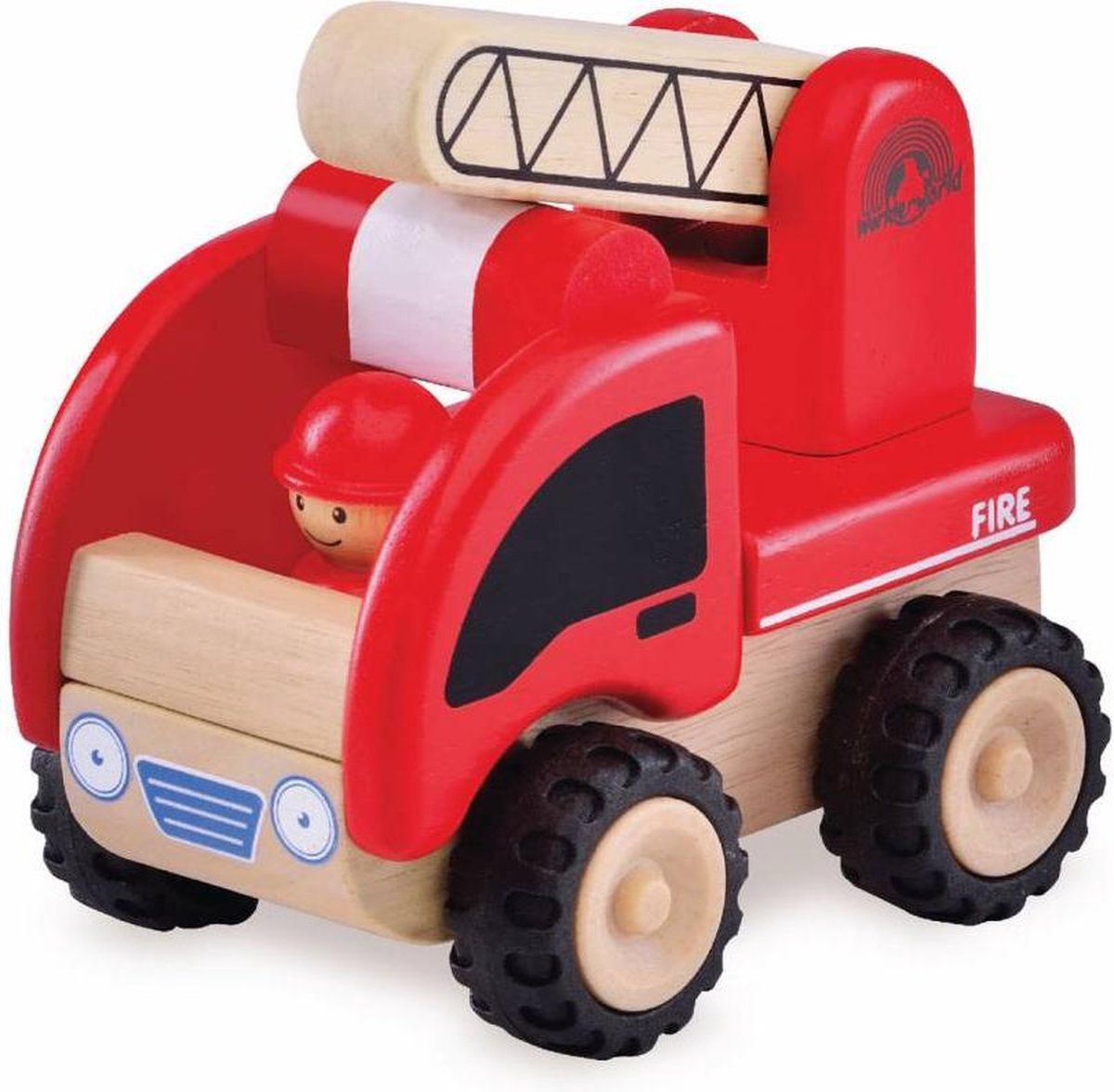 Voertuig Wonderworld Brandweerauto 9x14x14 cm