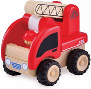 Voertuig Wonderworld Brandweerauto 9x14x14 cm