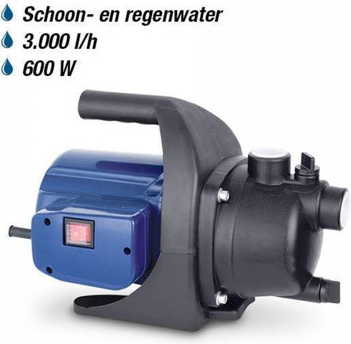 Hyundai waterpomp elektrisch 600W / elektrische waterpomp / doorvoerpomp / vijverpomp / zwembadpomp