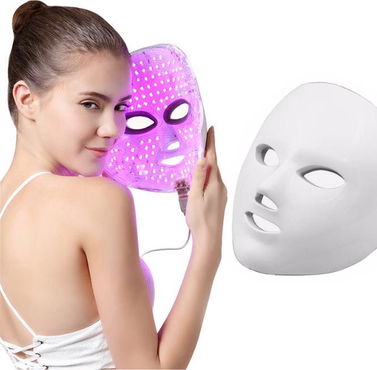WiseGoods - LED Gezichtsmasker - Gezichtsbehandeling - Masker - Therapie - Anti Aging - Anti Acne - Lichttherapie