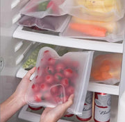Herbruikbare zakjes-Silicone Voedsel Opslag-Lekvrij Containers-Vriezer Zak Lekvrije -Tassen Keuken Organizer