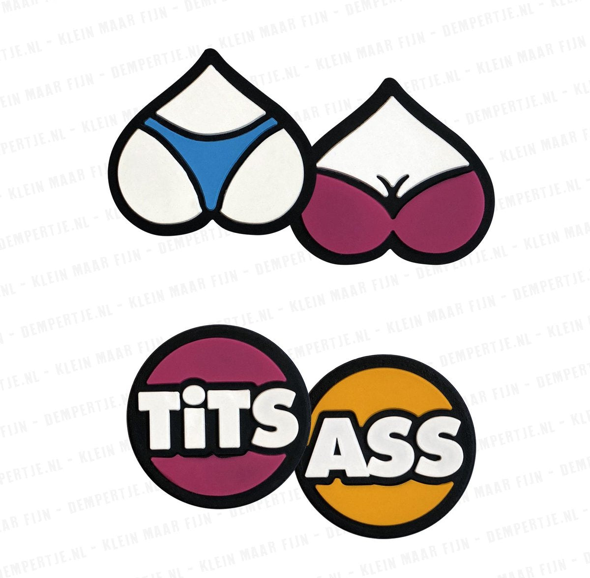 Dempertje.nl - Tennisdemper 2 stuks - Tosdemper - Cheeky COMBI - #081 #082