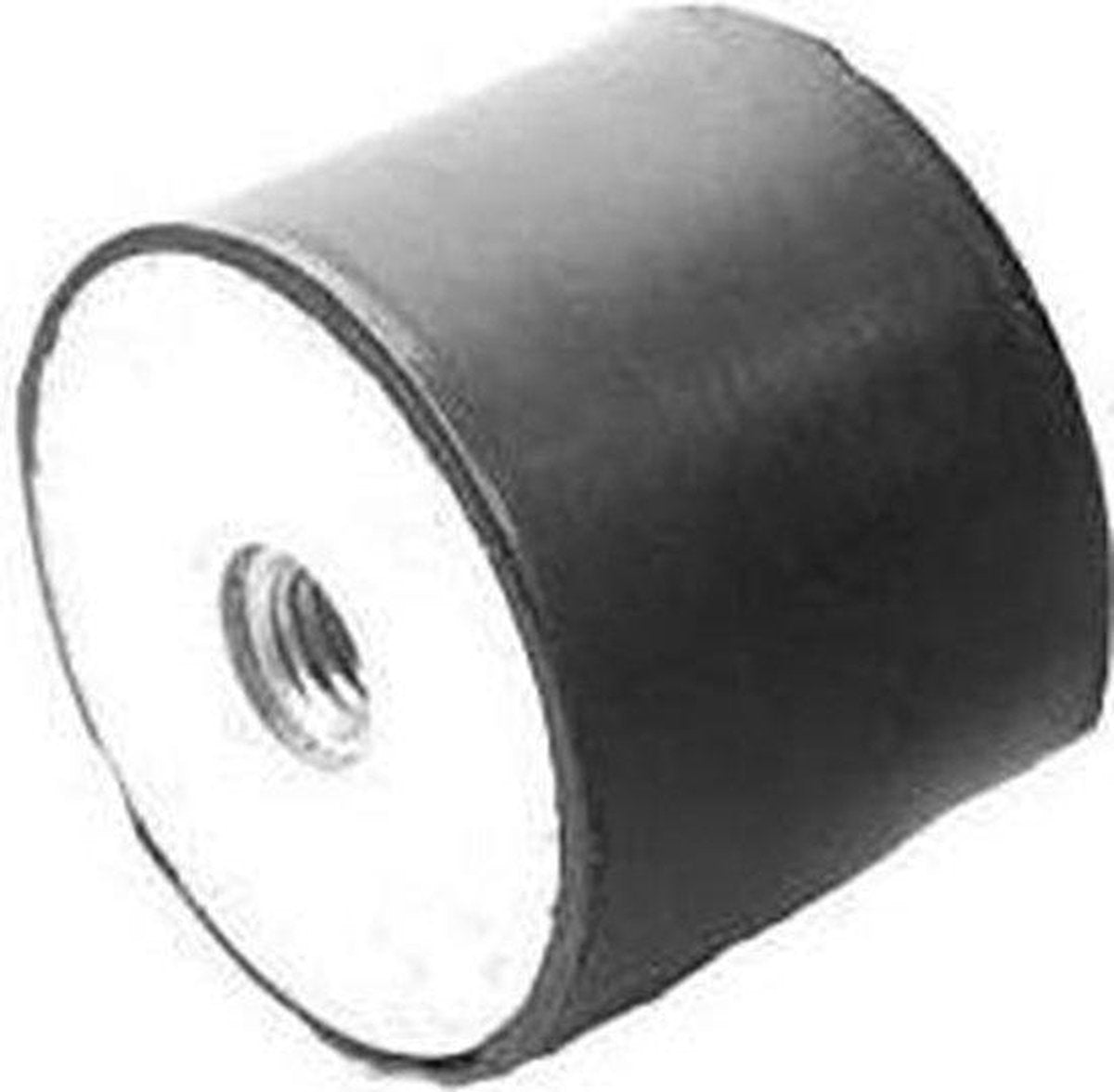 Rubberen metalen element buffer Type C M6 schroef maat en 20x25 mm rubberen Ø20 mm hoogte 25 mm Gummipuffer trillingsdempers silentblocks machinevoet natuurrubber hardheid 55° Shore voor airco 's