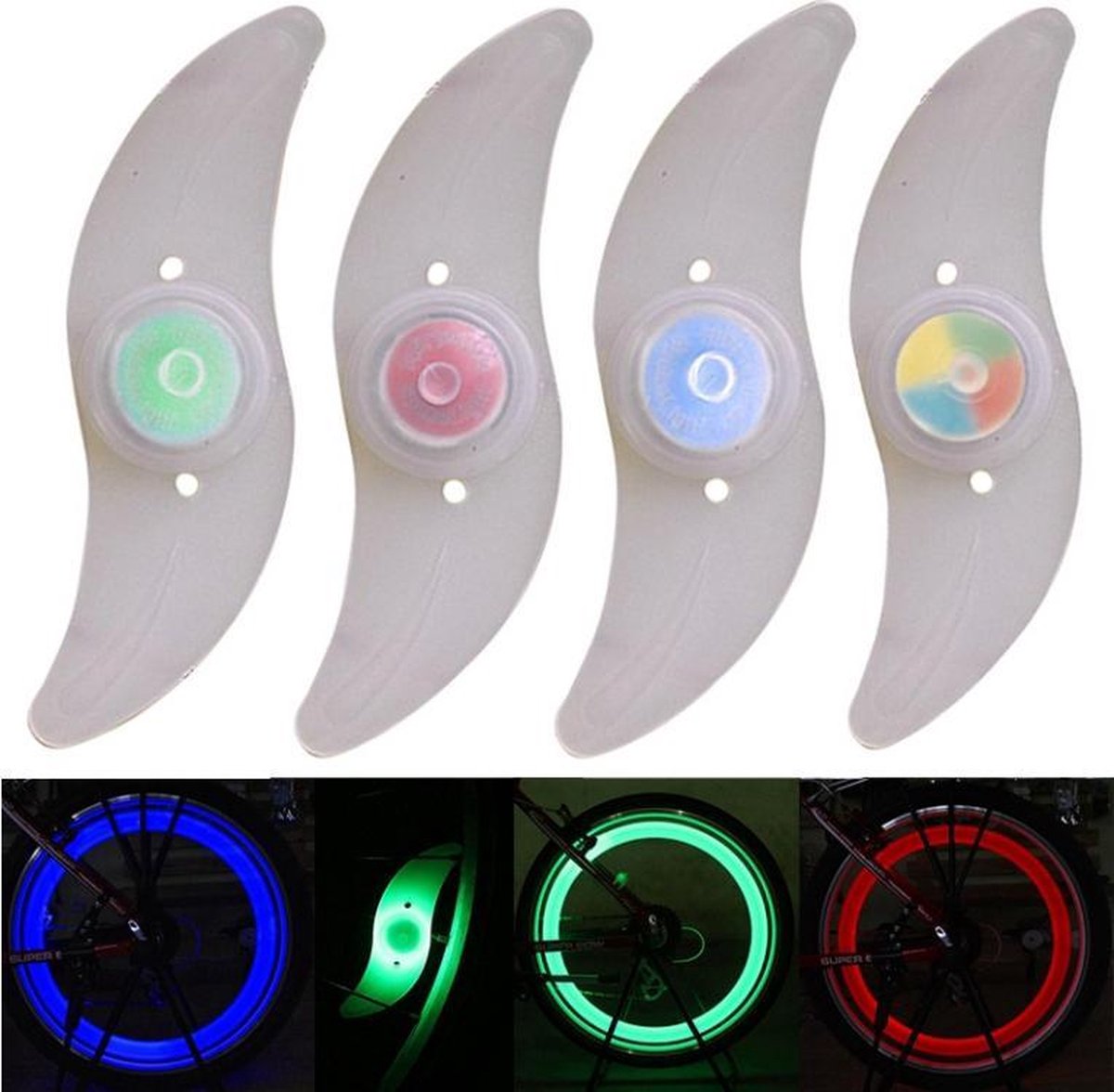 Spaak wiel Led verlichting- Groen