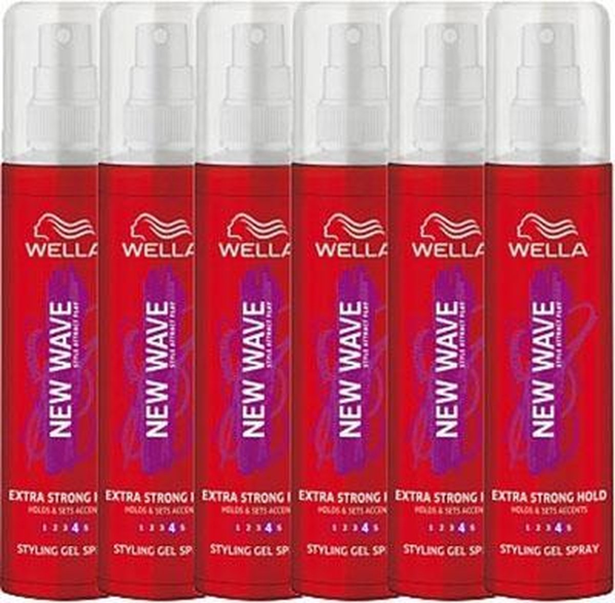 Wella New Wave  Styling  6x150ml Gel Spray - Voordeelverpakking
