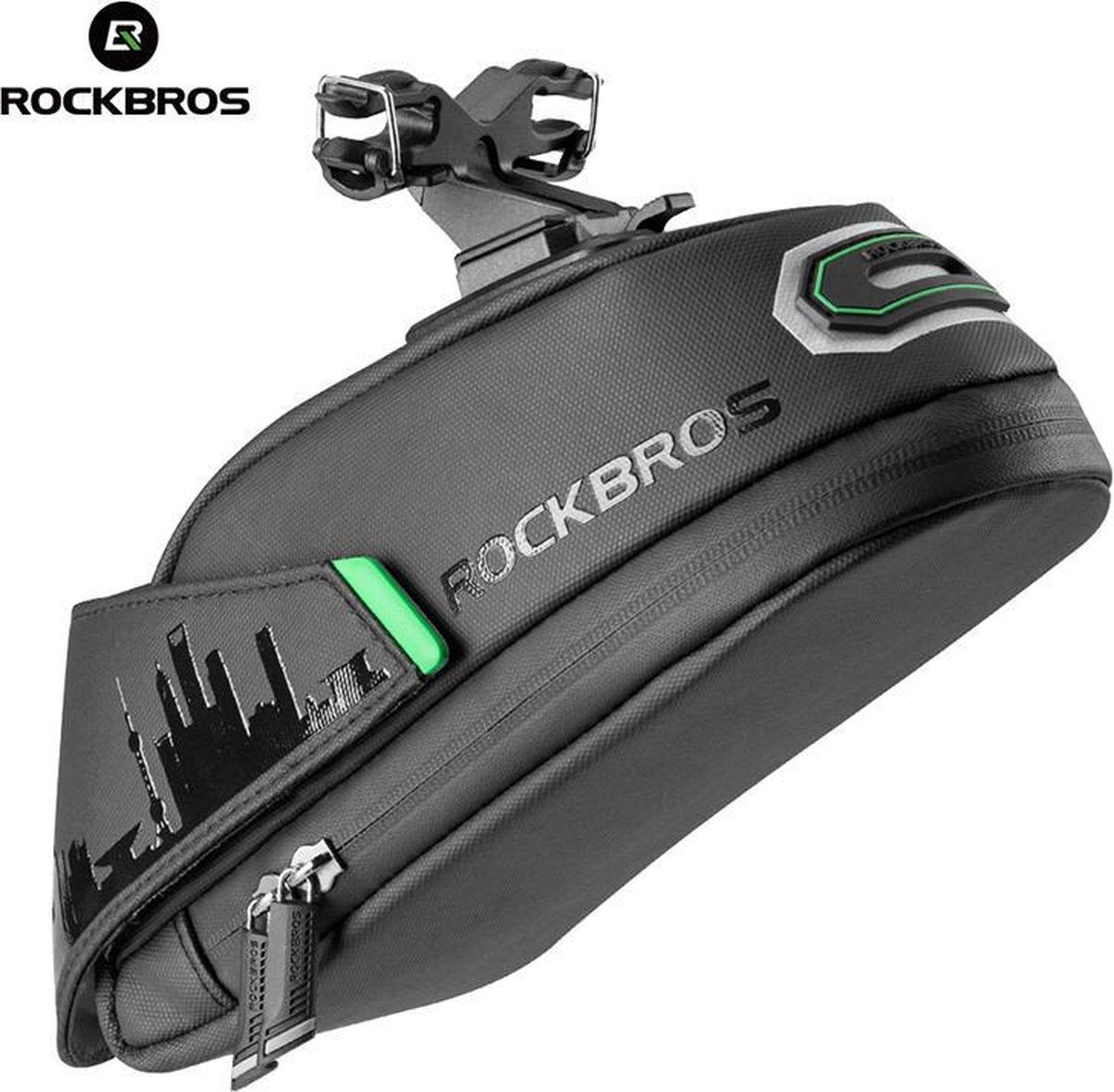Waterdichte gereedschapsopslag Fietszadeltas Fietszadel Fietstas bag bike back bag/Rangement d'outils étanche Sac de selle de vélo Selle de vélo Sac de vélo Sac de vélo