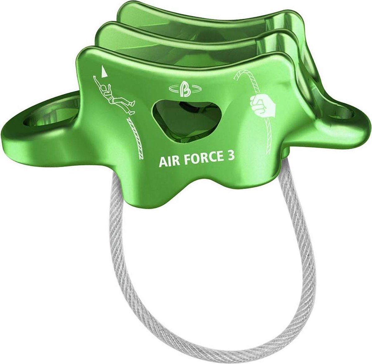 Beal Air Force 3 multifunctioneel zekerapparaat Groen