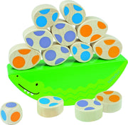 Beleduc Evenwichtsspel Grappige Krokodil Groen 18 Cm