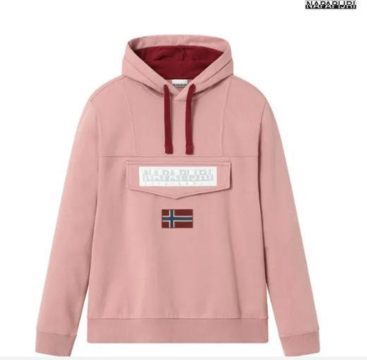 Napapijri Burgee Winter Hoodie Pink Woodcore