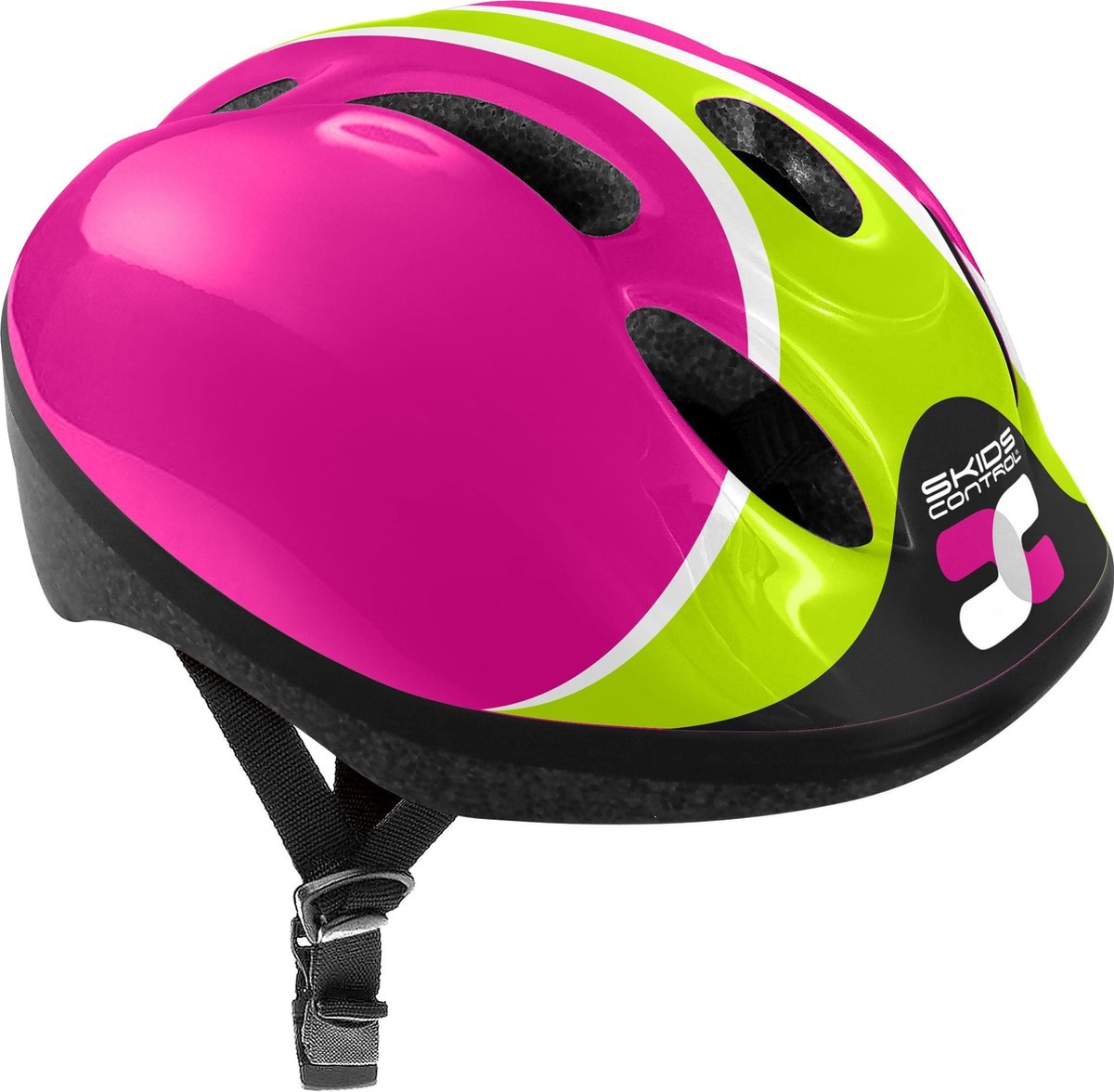 Skids Control Fiets-/skatehelm Meisjes Roze Mt 52-56 Cm