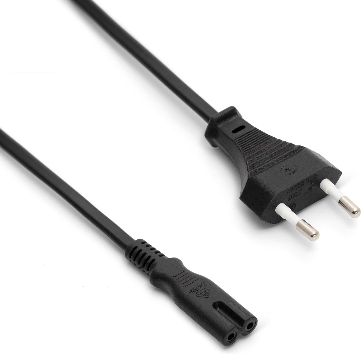 Bestekabels.nl Apparaatsnoer - C7 kabel - Rechte stekker