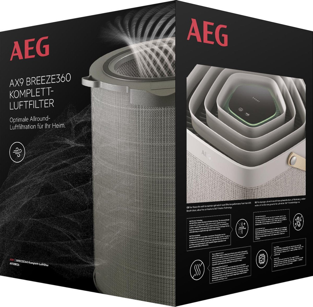 AEG AFDBRZ6 AX9 Breeze 360 complete filter - Filter voor luchtbehandeling