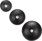 Trendy Sport Massageballen - set van 3 ballen - Trendy Bola - Trigger point therapie ballen - 3 verschillende afmetingen - S(6cm) - M(8cm) - L(10cm) - Zwart