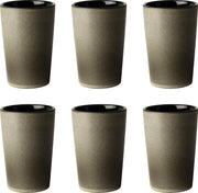Gusta Mok 325ml lichtgrijs - set 6 stuks