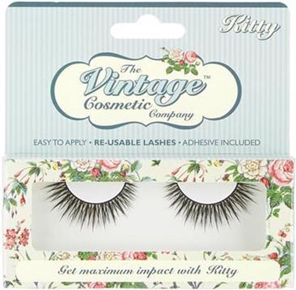 The Vintage Cosmetic Company False Eyelashes Kitty