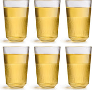 Libbey longdrinkglas Oyra – 360 ml / 36 cl - 6 stuks - stapelbaar - vaatwasserbestendig - modern design - hoge kwaliteit