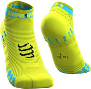 Compressport Racing Socks V3.0 Low - geel - maat 39-41