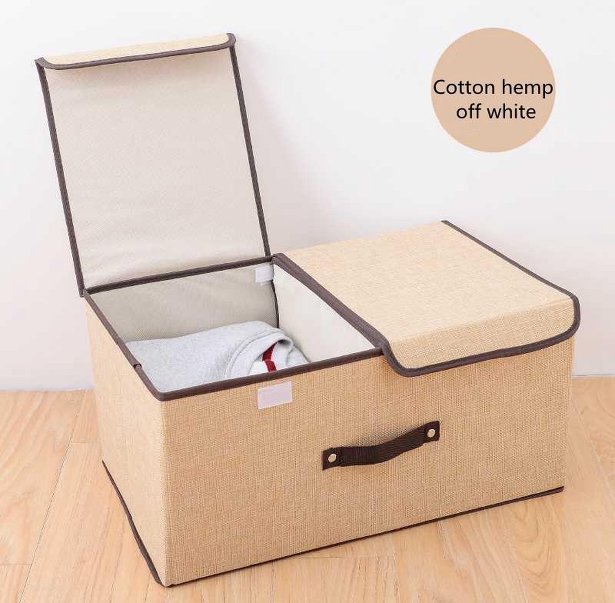 TDR - Opvouwbare opbergbox beige 50 * 30 * 25cm