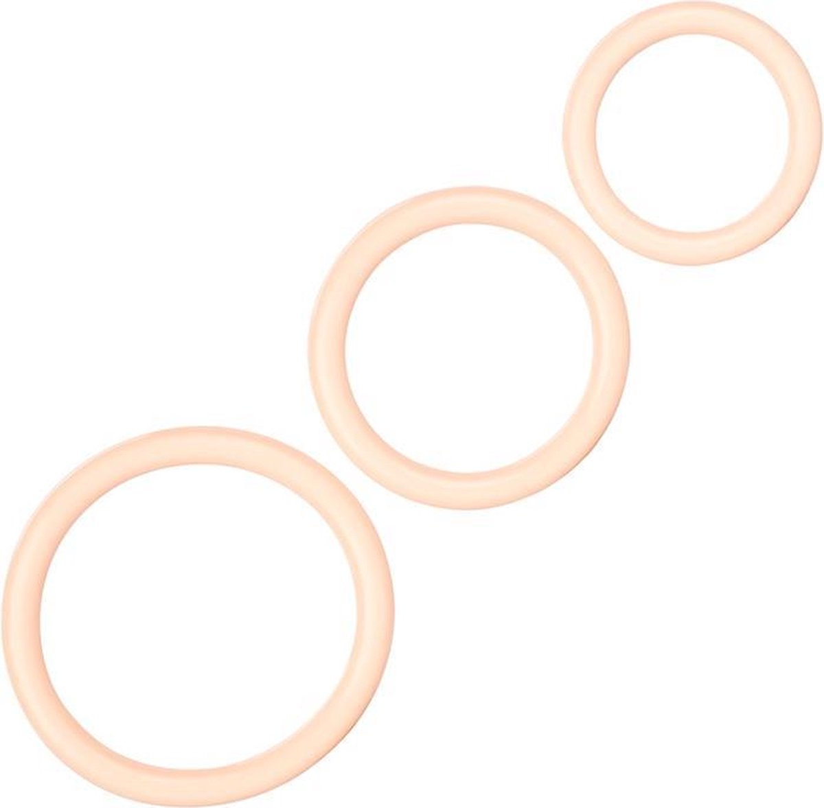 Tri-Rings™ - Ivory - Cock Rings -