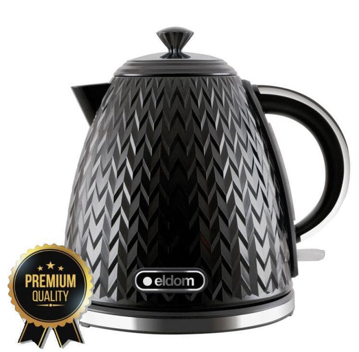 Waterkoker Retro - ELDOM - Zwart