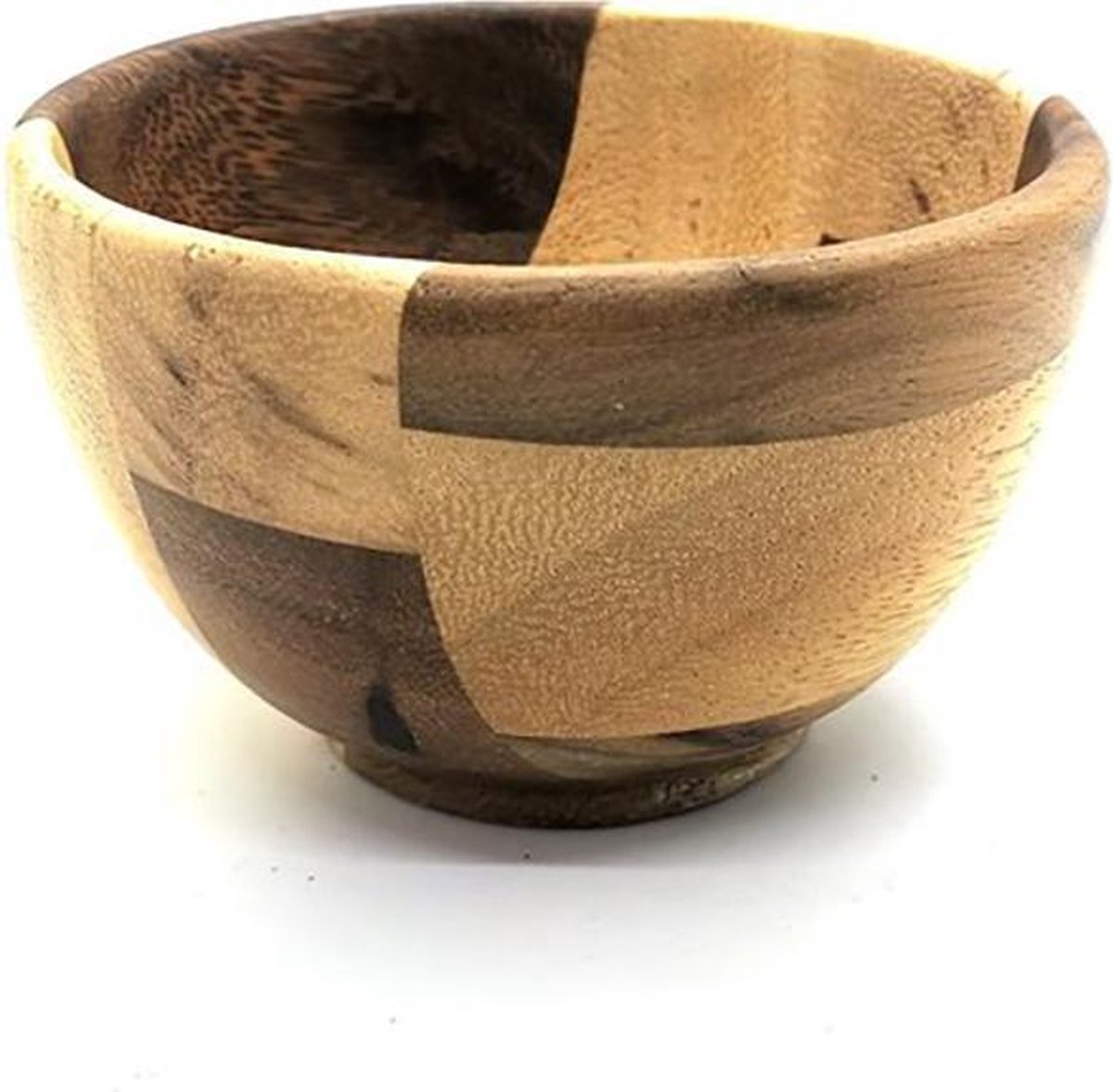 Snackschaaltjes Kommetjes Hout - Kommetje Rond - Schaaltjes - Acacia Hout - 10 cm (2 stuks)